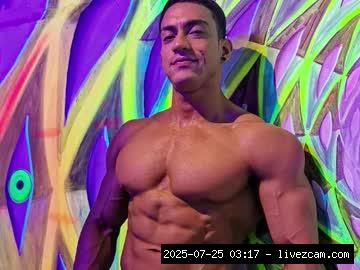 Cam En Vivo Xxx, Fit, Lovense, Muscle, Latino, Cum.